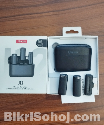 Ulanzi j12 wireless microphone for Lighting